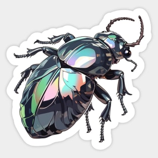 Metalic Beetle Sticker